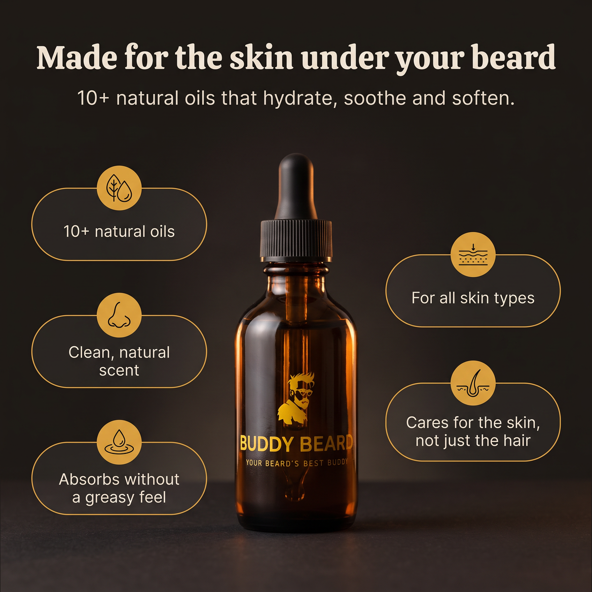 Beard Growth & Care Oil